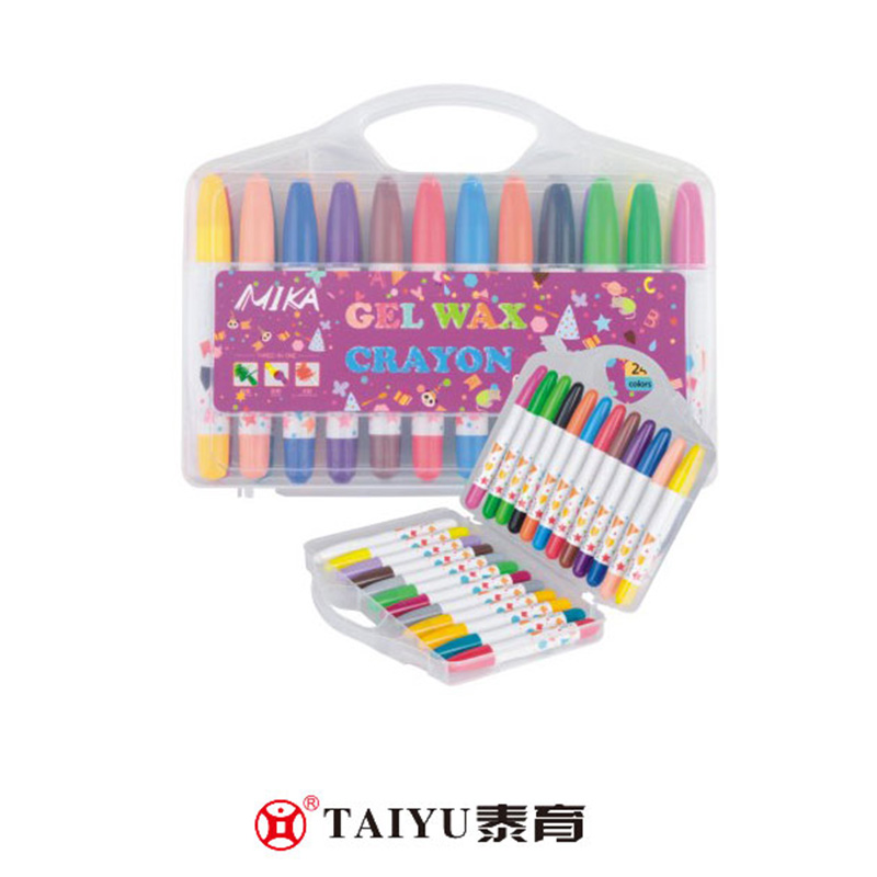 دانش‌آموزان از 24 رنگ مداد رنگی در جعبه Pp Smooth Painting Crayon-XC 02 استفاده می‌کنند